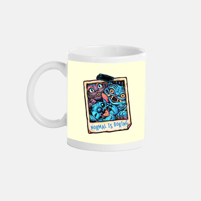 Normal Is Super Boring-None-Mug-Drinkware-glitchygorilla