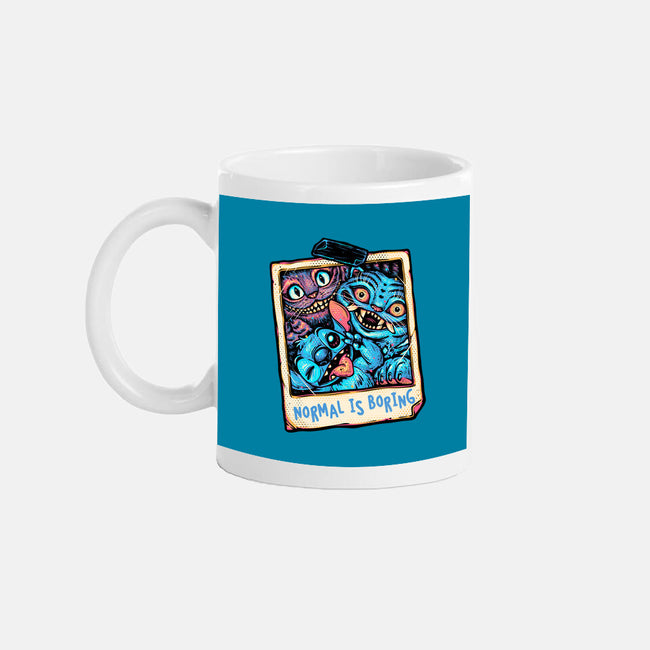 Normal Is Super Boring-None-Mug-Drinkware-glitchygorilla