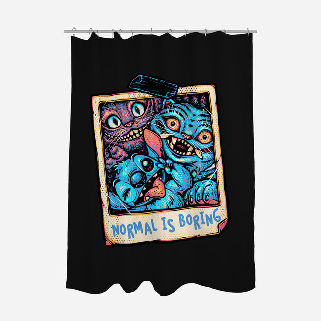 Normal Is Super Boring-None-Polyester-Shower Curtain-glitchygorilla