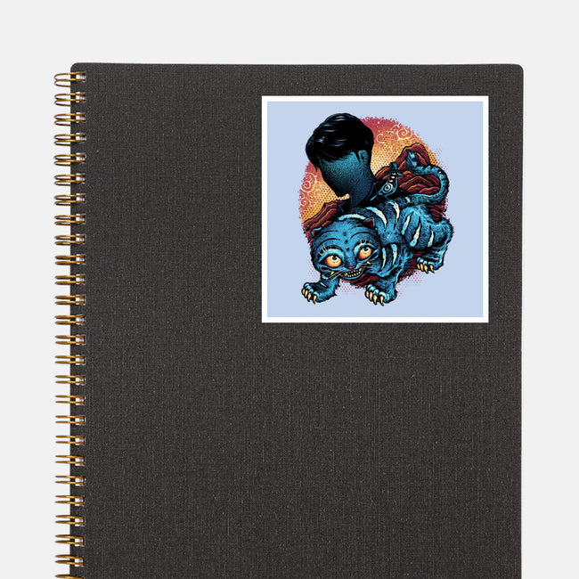 Derpy Companion-None-Glossy-Sticker-glitchygorilla