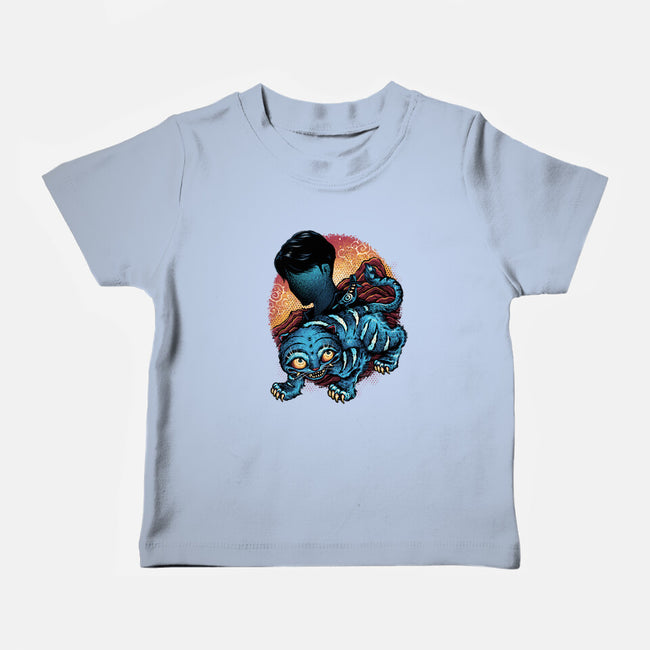 Derpy Companion-Baby-Basic-Tee-glitchygorilla