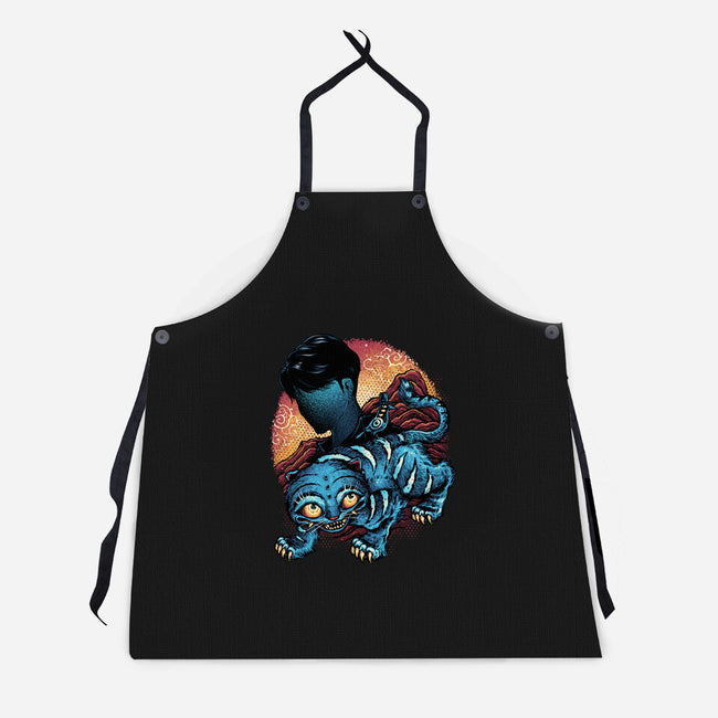 Derpy Companion-Unisex-Kitchen-Apron-glitchygorilla
