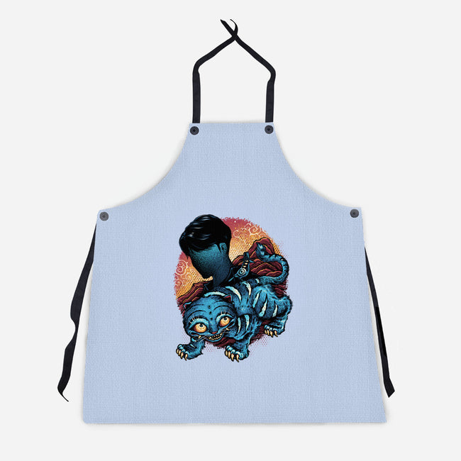 Derpy Companion-Unisex-Kitchen-Apron-glitchygorilla