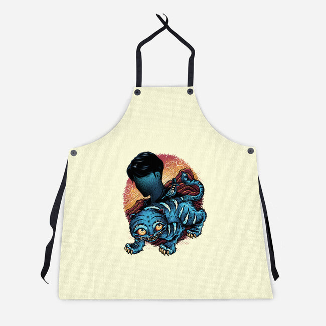 Derpy Companion-Unisex-Kitchen-Apron-glitchygorilla