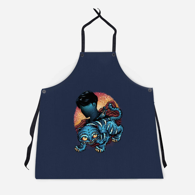 Derpy Companion-Unisex-Kitchen-Apron-glitchygorilla