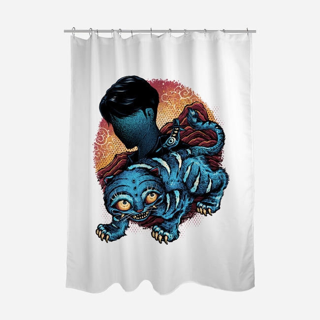 Derpy Companion-None-Polyester-Shower Curtain-glitchygorilla