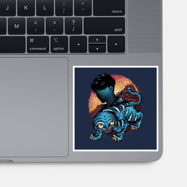 Derpy Companion-None-Glossy-Sticker-glitchygorilla