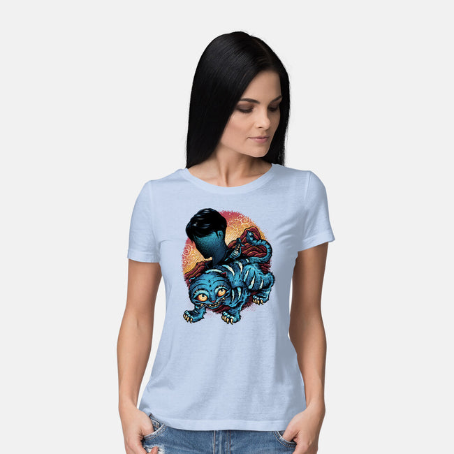 Derpy Companion-Womens-Basic-Tee-glitchygorilla