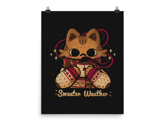 Cute Sweater Weather Cat