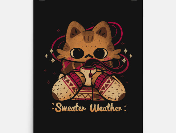 Cute Sweater Weather Cat
