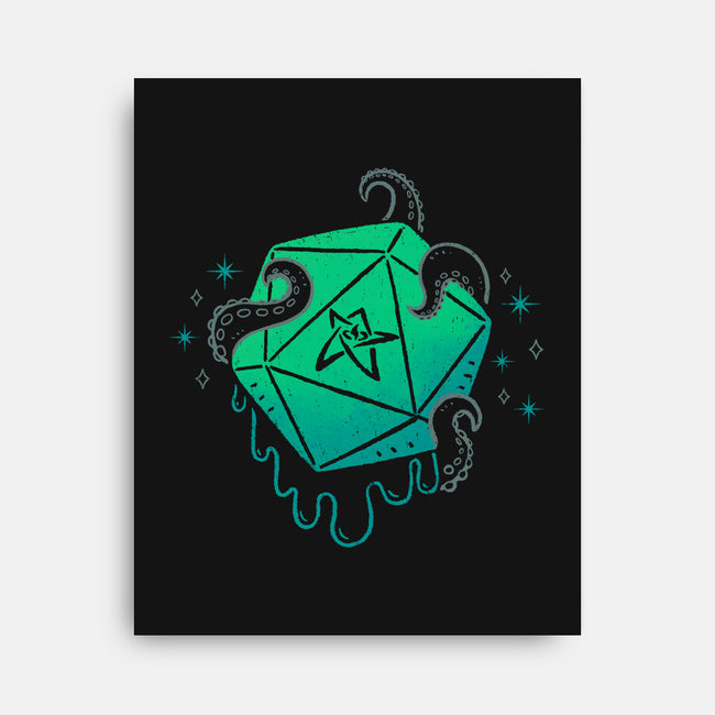 Cthulhu Dice-None-Stretched-Canvas-xMorfina