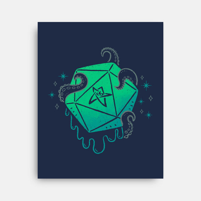 Cthulhu Dice-None-Stretched-Canvas-xMorfina