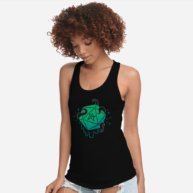 Cthulhu Dice-Womens-Racerback-Tank-xMorfina