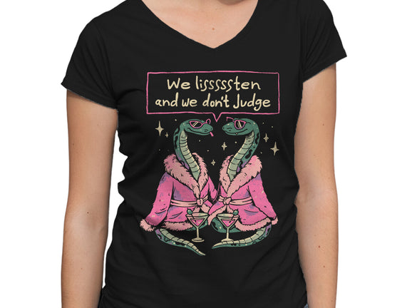 We Listen And We Don't Judge
