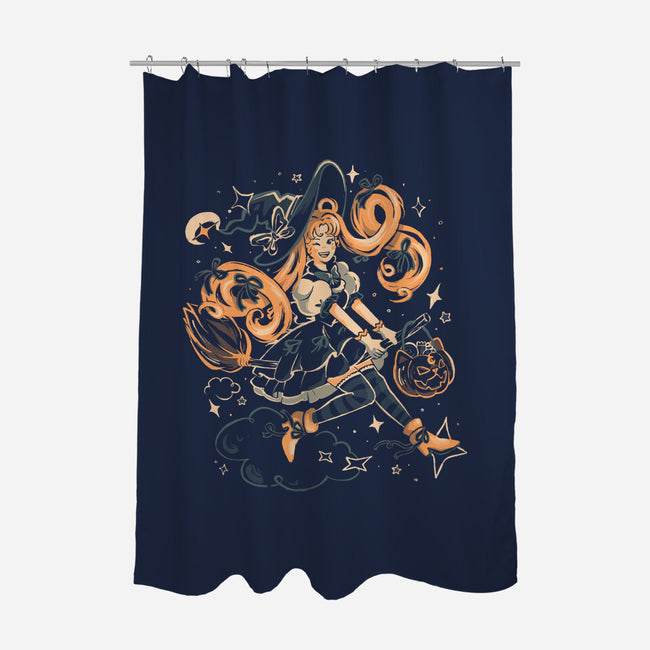 Moonlight Witch-None-Polyester-Shower Curtain-Arigatees