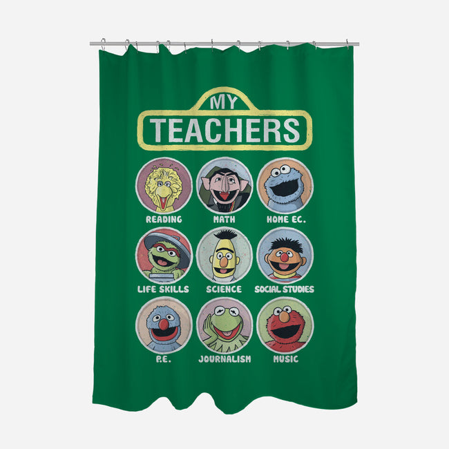 My Teachers Were Puppets-None-Polyester-Shower Curtain-NMdesign
