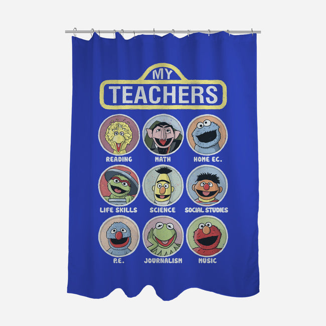 My Teachers Were Puppets-None-Polyester-Shower Curtain-NMdesign