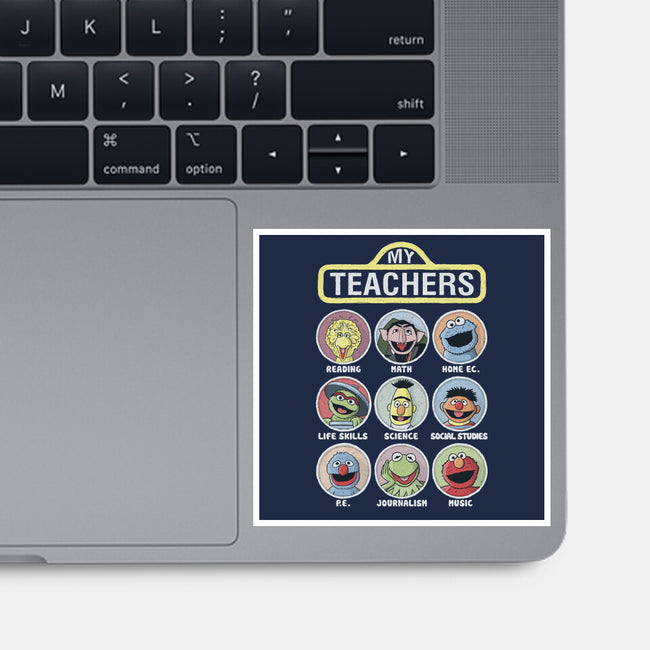 My Teachers Were Puppets-None-Glossy-Sticker-NMdesign