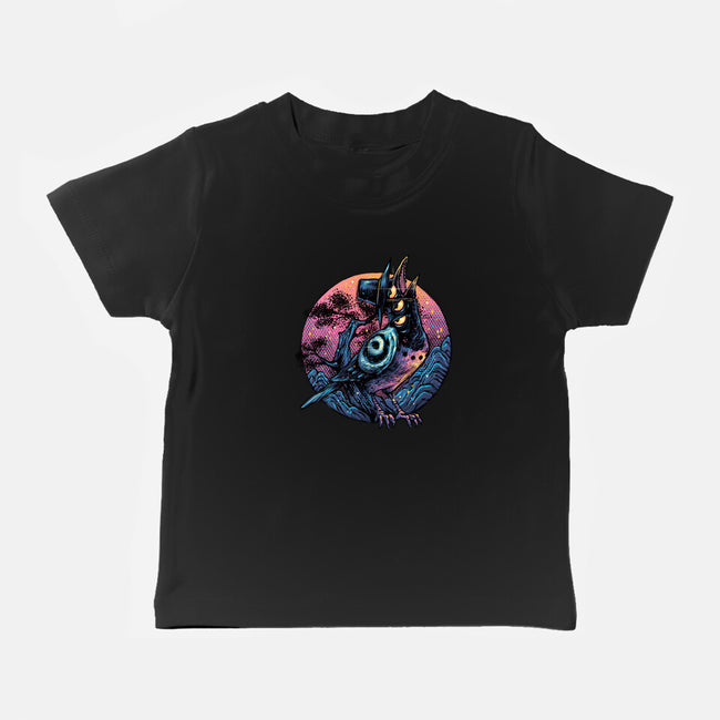 Crow From The Underworld-Baby-Basic-Tee-glitchygorilla