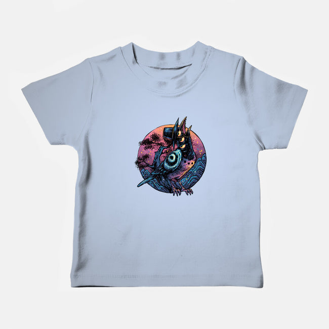 Crow From The Underworld-Baby-Basic-Tee-glitchygorilla