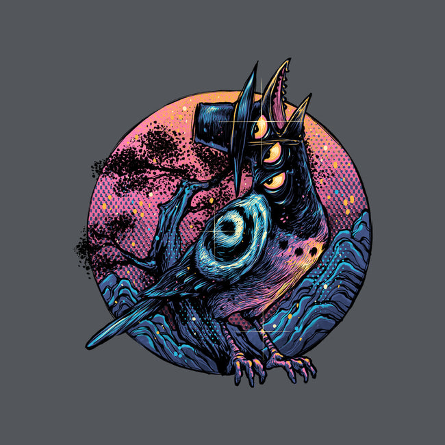 Crow From The Underworld-Unisex-Basic-Tee-glitchygorilla