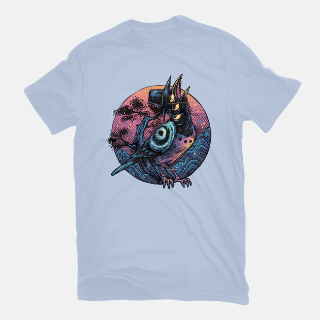 Crow From The Underworld-Mens-Heavyweight-Tee-glitchygorilla