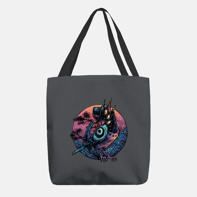 Crow From The Underworld-None-Basic Tote-Bag-glitchygorilla