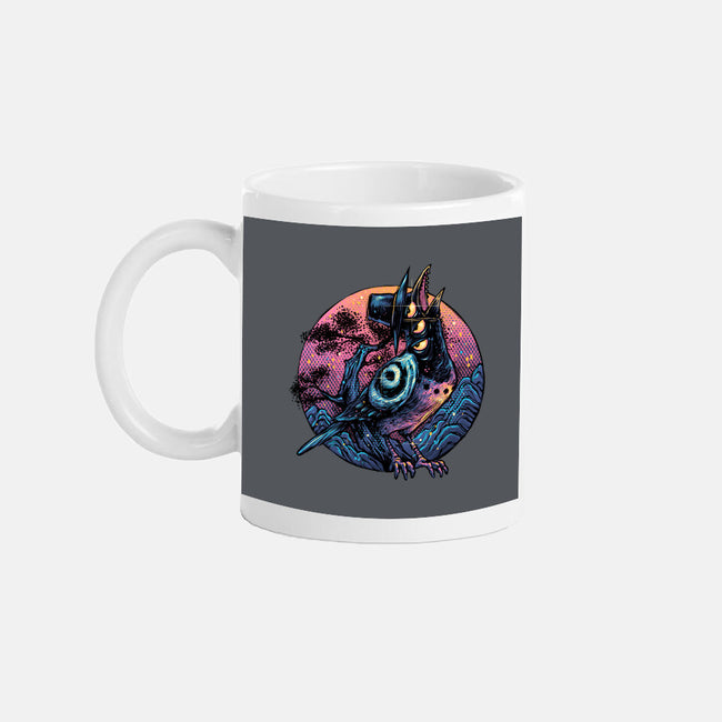 Crow From The Underworld-None-Mug-Drinkware-glitchygorilla