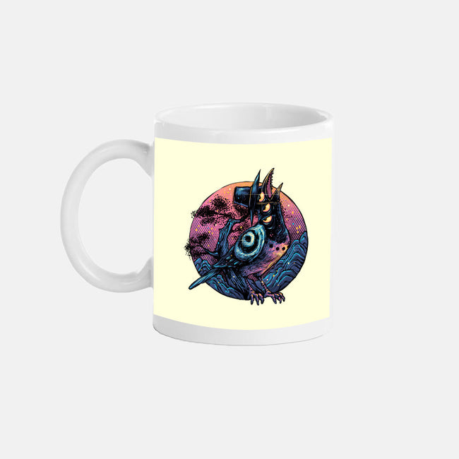 Crow From The Underworld-None-Mug-Drinkware-glitchygorilla