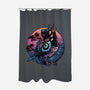 Crow From The Underworld-None-Polyester-Shower Curtain-glitchygorilla