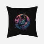 Crow From The Underworld-None-Removable Cover w Insert-Throw Pillow-glitchygorilla