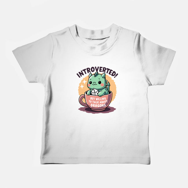 Willing To Talk About Dragons-Baby-Basic-Tee-FunkVampire