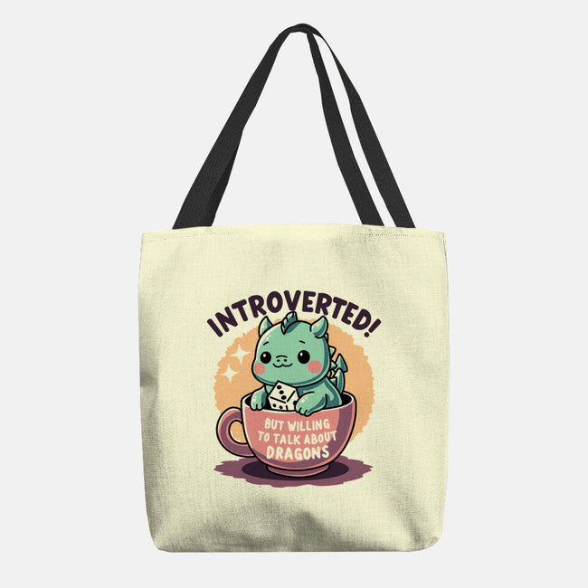 Willing To Talk About Dragons-None-Basic Tote-Bag-FunkVampire