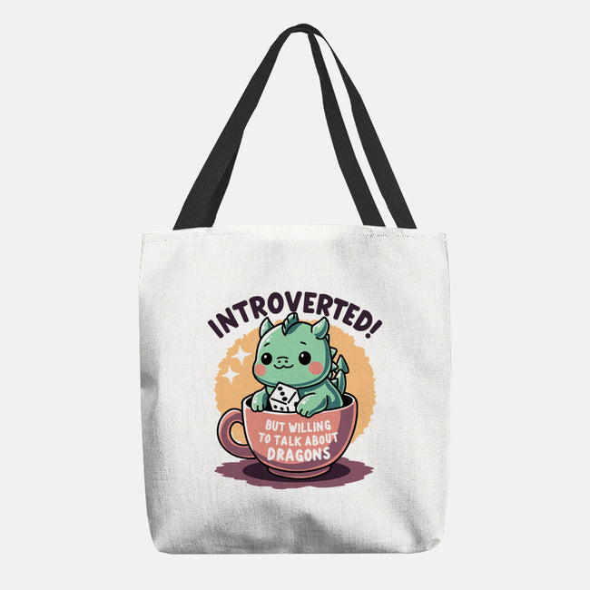 Willing To Talk About Dragons-None-Basic Tote-Bag-FunkVampire