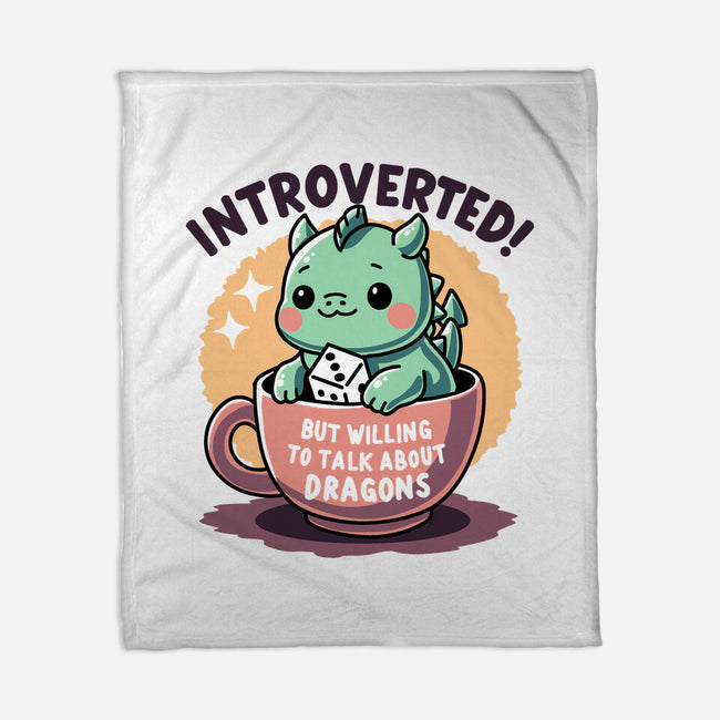 Willing To Talk About Dragons-None-Fleece-Blanket-FunkVampire