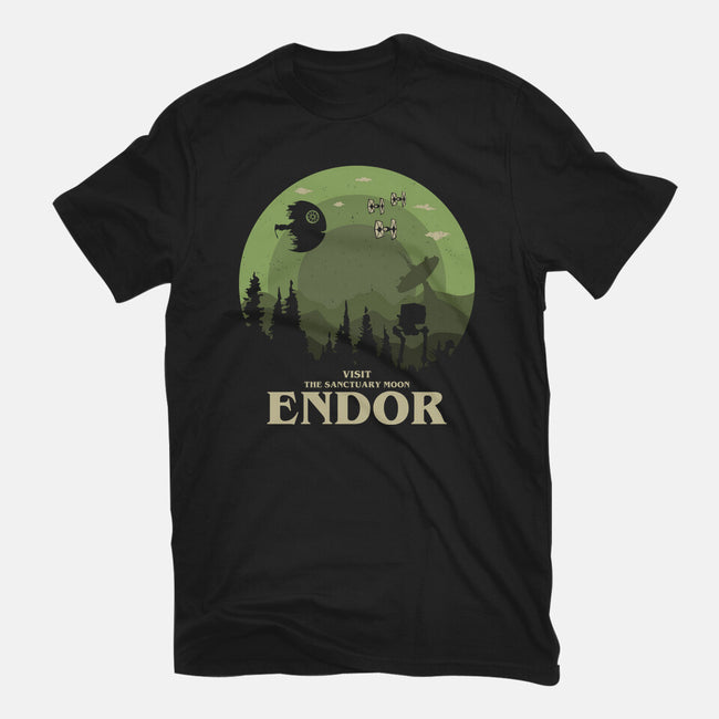 Visit Endor-Unisex-Basic-Tee-turborat14