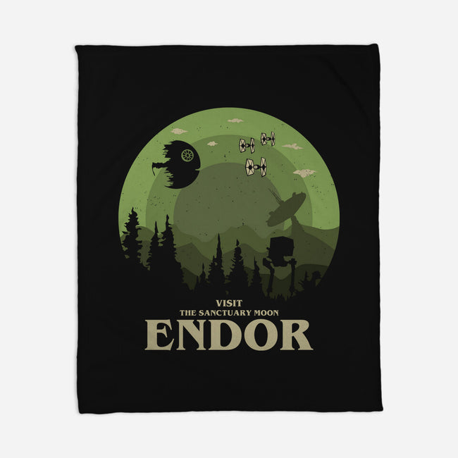 Visit Endor-None-Fleece-Blanket-turborat14