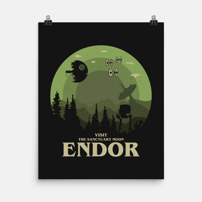 Visit Endor-None-Matte-Poster-turborat14