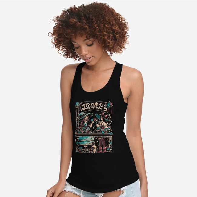 Flower Witches-Womens-Racerback-Tank-Arigatees