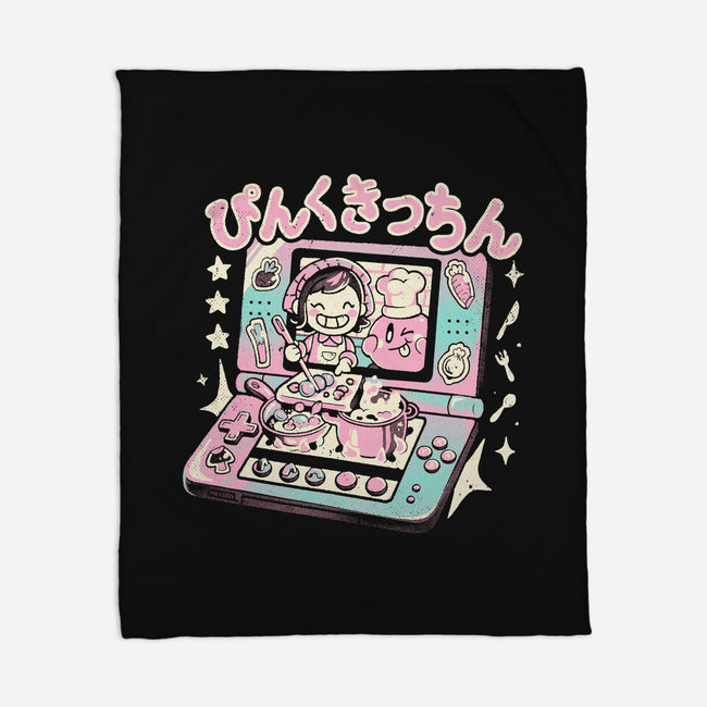 Pink Kitchen-None-Fleece-Blanket-Arigatees
