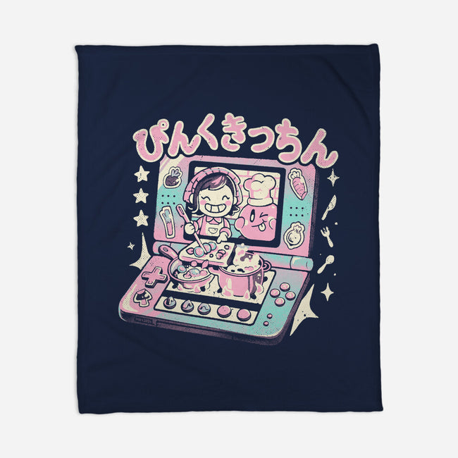 Pink Kitchen-None-Fleece-Blanket-Arigatees