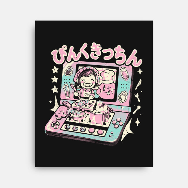 Pink Kitchen-None-Stretched-Canvas-Arigatees