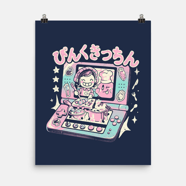 Pink Kitchen-None-Matte-Poster-Arigatees