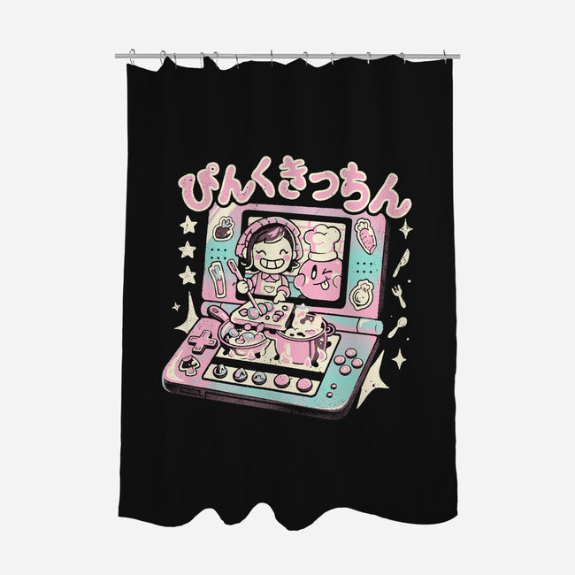 Pink Kitchen-None-Polyester-Shower Curtain-Arigatees