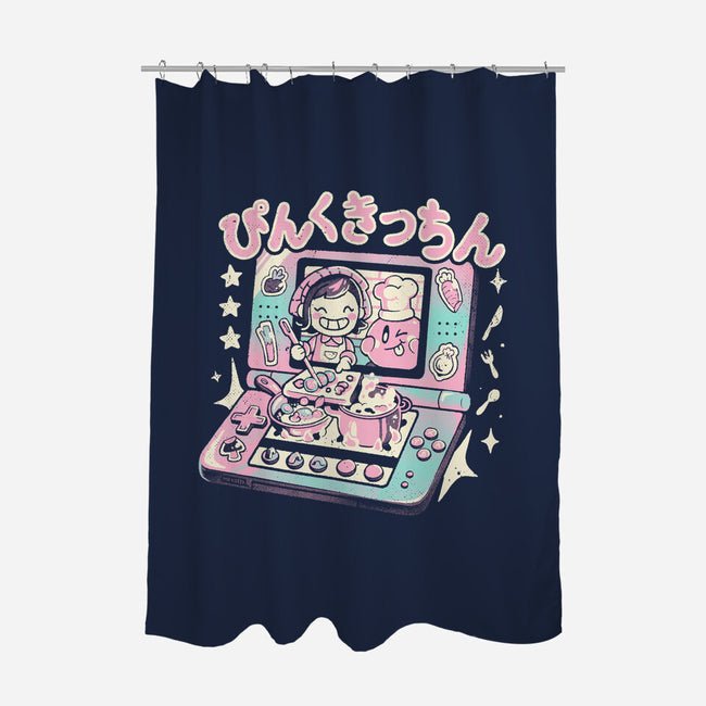 Pink Kitchen-None-Polyester-Shower Curtain-Arigatees