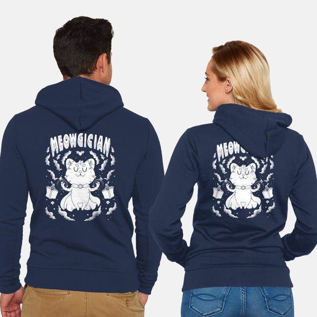 Meowgician-Unisex-Zip-Up-Sweatshirt-Tri haryadi