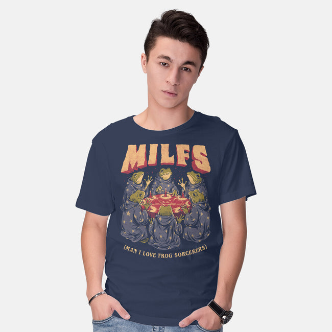 Man I Love Frog Sorcerers-Mens-Basic-Tee-eduely