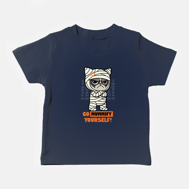 Grumpy Mummy-Baby-Basic-Tee-Boggs Nicolas