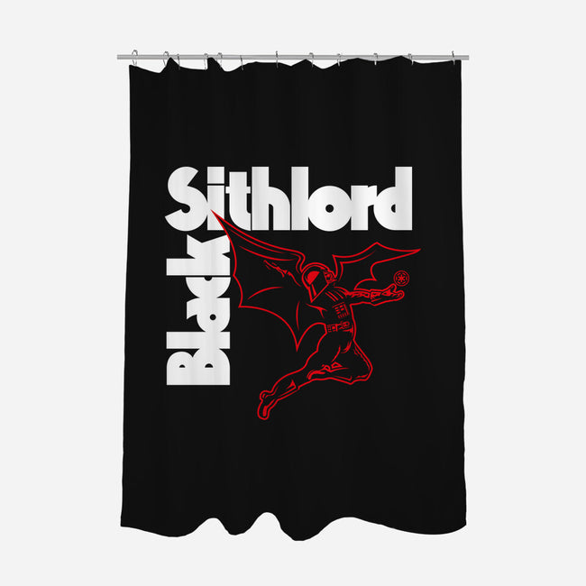 Black Sithlord-None-Polyester-Shower Curtain-CappO