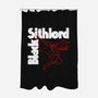 Black Sithlord-None-Polyester-Shower Curtain-CappO